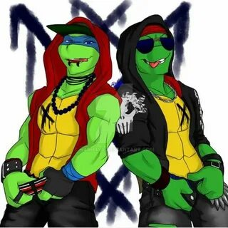 Raph & Leo Ninja turtles art, Tmnt swag, Tmnt turtles