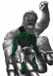 King Kong vs Hulk DReager1.com