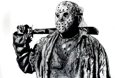 Jason Voorhees Png Black And White - Jump to navigation jump