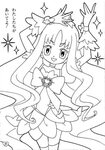 Precure All Stars Coloring Pages Sketch Coloring Page