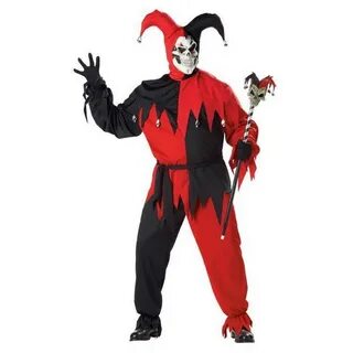 Vile Jester Adult Plus Costume - Halloween Costume Ideas 202