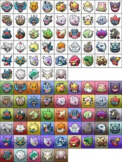 Pokemon Shuffle Mega Icons by KrocF4 on DeviantArt
