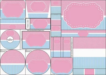 Pink and Light Blue: Free Printable Candy Bar Labels. - Oh M