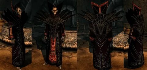 Necromaster Robes Одеяние Некромастера - моды для Skyrim - C