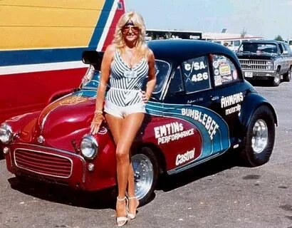 Cute drag racer! Linda vaughn, Car show girls, Racing girl