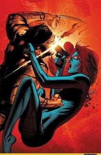 Wolverine & Mystique Mystique marvel, Marvel comics art, Wol