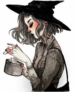 STORE - jacquelin deleon Witch art, Witch drawing, Witch cha