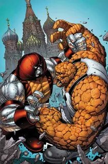 The Unstoppable Colossus vs The Thing by Dale Keown Marvel c