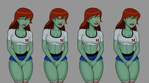 Miss Martian Female cartoon characters, Dc comics art, Dc co