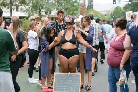 This mum stood in public in just a bikini to show that all b