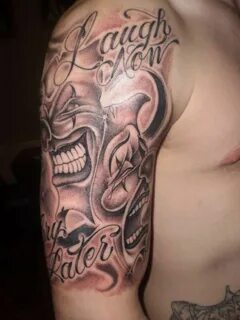 Laugh Now Cry Later Clowns Tattoo Cool arm tattoos, Latest t