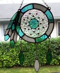 "Peaceful Dream" Stained glass diy, Stained glass suncatcher