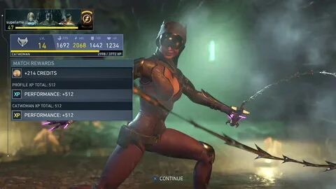 Injustice 2 Catwoman Action Rockets Modifier - YouTube