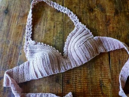 Crocheted Bra with Inserts/Pads Crochet bra pattern, Crochet