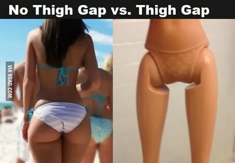 Male's opinion on thigh gap - 9GAG