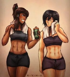 Workout buddies Crossover Korra, Black anime characters, Ani