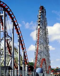 Steel Force - Dorney Park Dorney park, Amusement park rides,