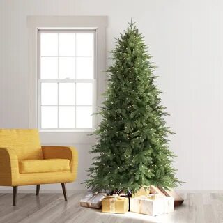 12 foot artificial christmas tree with lights - Wonvo