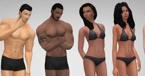 My Sims 4 Blog: Drowned Out Skin for Males and Females by XL