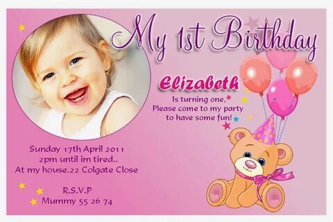 Sample Invitations To Birthday