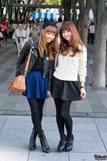 Japanese girl winter fashion