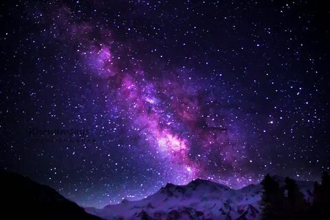 Starry sky Purple galaxy wallpaper, Galaxy pictures, Milky w