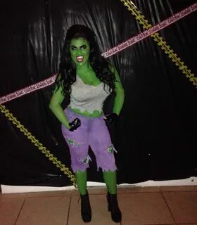 She Hulk Homemade Costume! Hulk halloween costume, She hulk 
