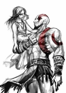 Kratos and Calliope by sunsetagain Personajes de graffiti, D