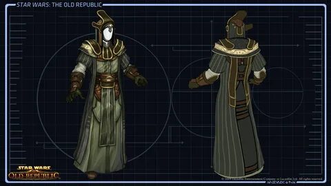 SWTOR Concept Art // This ornate set of Jedi Consular robes 