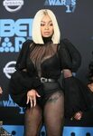 Blac Chyna busts out of plunging bodysuit at BET Awards Dail
