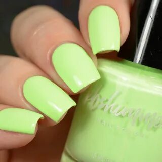 KBShimmer Ready for a Good Lime Lime nails, Green acrylic na