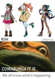 R34 uBanFox COWABUNGA IT IS We All Know What's Happening Pok