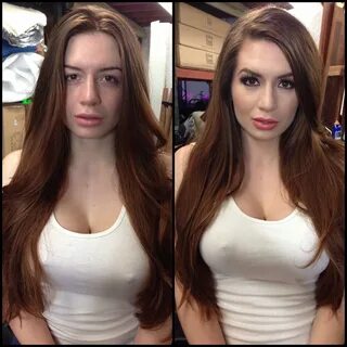 Beautiful women without makeup boobs