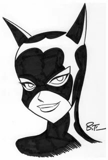 Catwoman by Bruce Timm * Catwoman drawing, Batman drawing, B