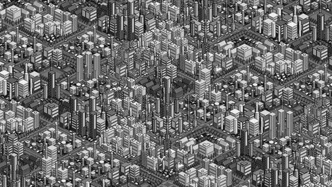 Nimana City Grayscale (Tiled) @ PixelJoint.com