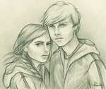 Katniss and Peeta by kimpertinent on deviantART Katniss and 