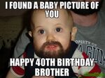 Happy 40th Birthday Memes: Funny 40th Birthday Memes for Him