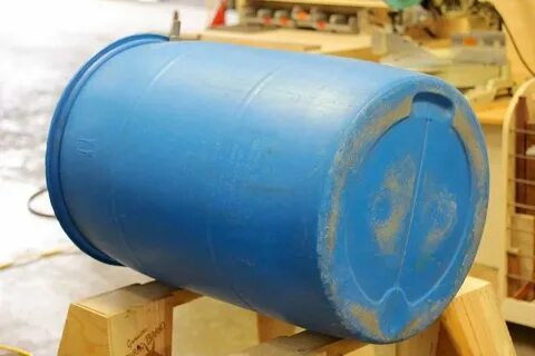 DIY Plastic Barrel Planter Your Projects@OBN Plastic barrel 