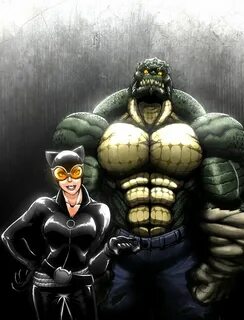 Catwoman and Killer Croc by RujiruBlkDragon -- Fur Affinity 