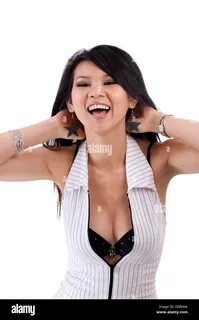 Cleavage bra hi-res stock photography and images - Alamy