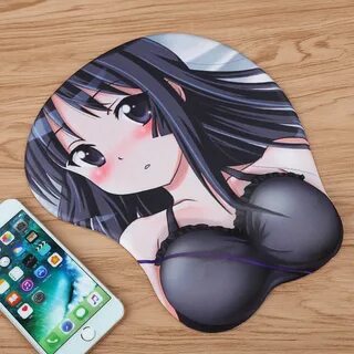 FFFAS Kawaii Anime 3D Mouse pad Wrist Rest Soft Silica gel B