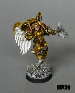 CoolMiniOrNot - Blood Angels Sanguinary Guard by BOCHI