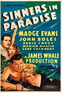 Sinners In Paradise (1938) - Bruce Cabot DVD James whale, Ma