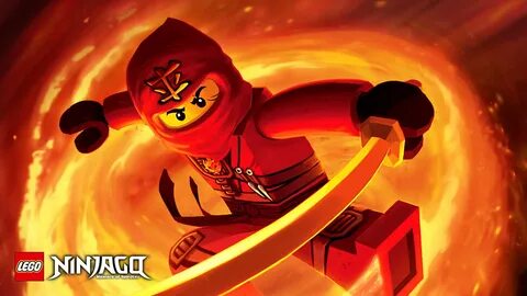 Kai With Sword In Red Yellow Background HD Ninjago Wallpaper