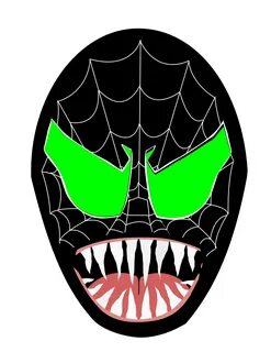 Black Spider Man Face SVG Clip arts download - Download Clip