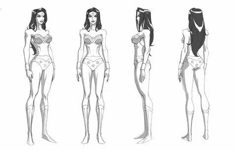 Wonder Woman 03 Character modeling, Female character design,