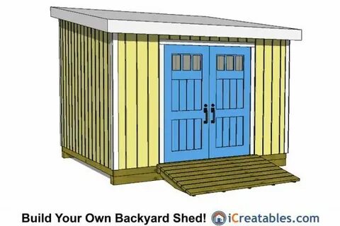 10x12 Shed Plans - Building Your Own Storage Shed - iCreatab