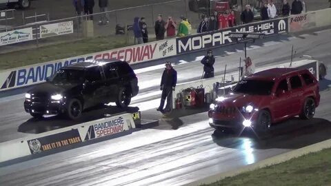 Jeep Grand Cherokee SRT8 with Nitrous vs Chevy Trailblazer S