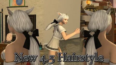 FFXIV: Patch 4.5 New Hairstyle - YouTube