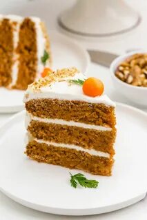 This whole wheat carrot cake is made healthier with whole gr